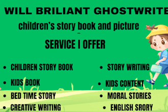 create kids story book