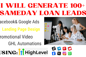 payday loan leads sameday loan leads mca business loan facebook ads