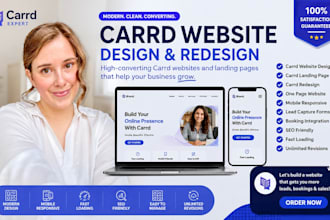 carrd website redesign carrd landing page design carrd co design carrd website