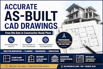 create precise as built and utility drawings