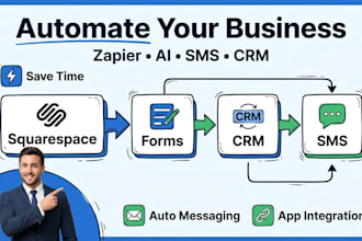 setup zapier squarespace google forms salesforce youcanbookme twilio ai