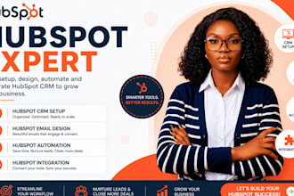 setup hubspot crm, hubspot email design hubspot automation, hubspot integration