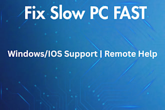 fix your slow windows PC and speed it up fast
