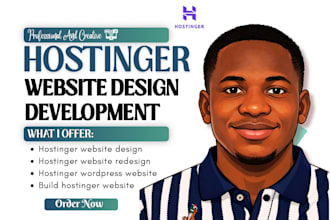 build migrate hostinger website design hostinger godaddy wordpress website