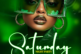 design a professional cinematic event, church, business or promotional flyer