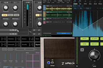 develop custom vst audio plugin, vst3, au plugin with dsp and modern UI, synth