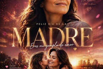 make a custom mothers day poster with your mom in it