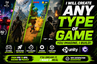 create unity 3d game