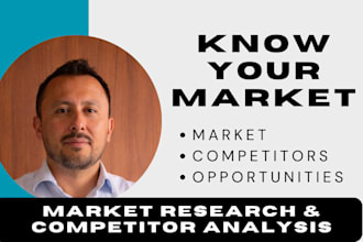 research your market, competitors and growth opportunities