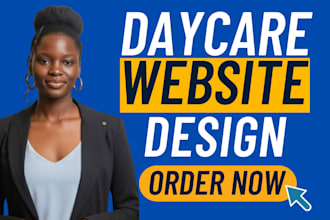 design daycare website preschool website childcare website kid activity website