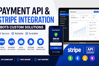 do payment API gateway integration bots custom solutions payment api stripe