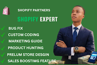 create, design, and redesign a modern shopify store for dropshipping succ