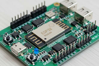 do arduino, esp32 programming, pcb design, and iot firmware for esp32 arduino