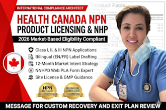 prepare your health canada nhp license and npn application