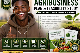write agribusiness plan for grants loans investor funding feasibility studies