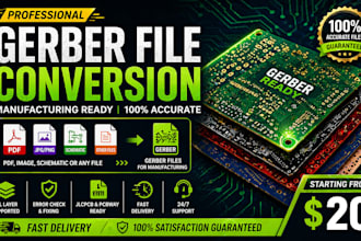 convert your pcb files to gerber files for manufacturing