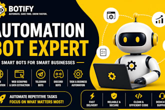 create automation bot, web bot, python bot, task automation, script, playwright