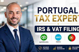 prepare your portugal tax return, irs filing, and vat compliance
