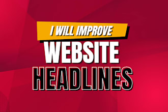 improve your website headlines
