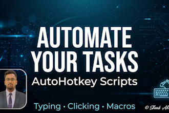 create simple autohotkey scripts for basic automation tasks