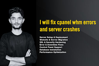 fix cpanel whm errors and server crashes
