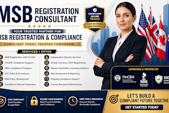 do msb registration and fincen compliance consultant