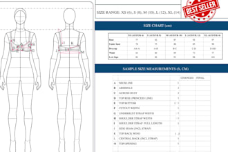 create a 3d fashion tech pack and digital apparel animation