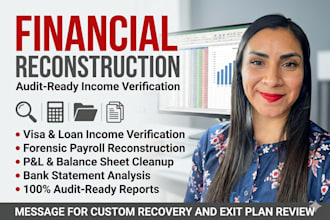 reconstruct your business financial records for audit readiness