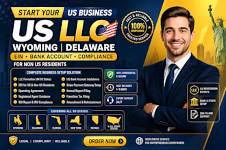 register US llc wyoming delaware ein for non US residents