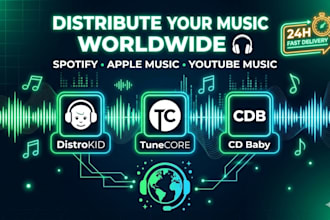 be your music manager distribute and release music on spotify using distrokid
