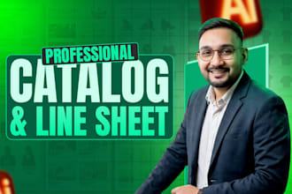 design professional product catalog or line sheet