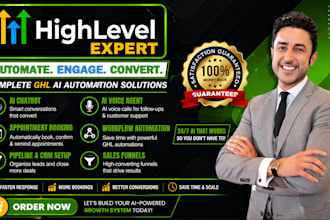 build ghl ai chatbots, ai appointment booking highlevel ai voice agent expert