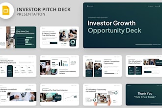 redesign your pitchdeck into professional investor ready presentation