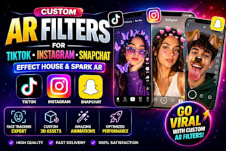 create tiktok ig snapchat ar filters using effect house and spark ar