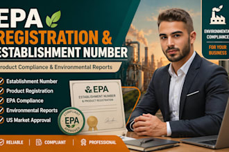 get your epa establishment number, product registration and compliance reports