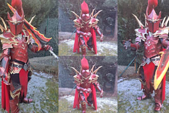 custom wearable 3d cosplay creation 3d printable cosplay model eva foam 3d armor