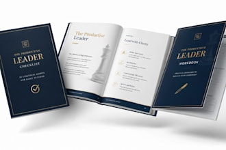 design a professional PDF lead magnet, ebook and workbook for your business