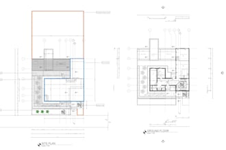 do residential home design, 2d floor plan drafting and architectural drawings