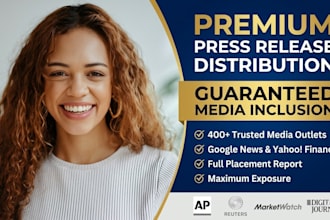 provide premium PR distribution on high authority news sites