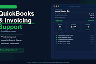 clean up your quickbooks and catch you up on invoicing