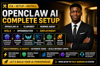 fix setup install openclaw ai clawdbot deploy hermes agent wsl2 openrouter