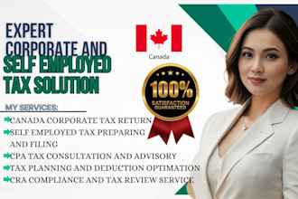 file canada corporate tax returns, CPA tax consultation canada self employed tax