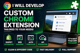 build a custom chrome extension using manifest v3 with API integration