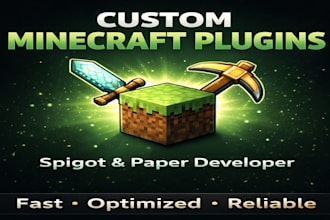 develop custom minecraft spigot and paper plugins