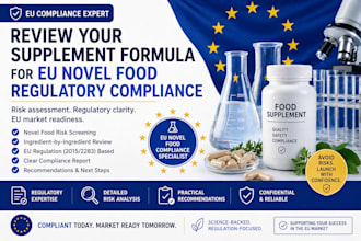 review your supplement for eu novel food compliance
