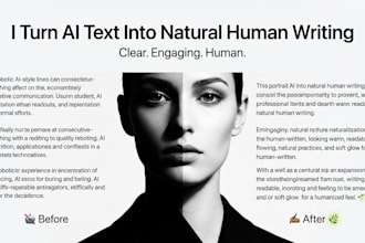 humanize ai content into natural, engaging writing