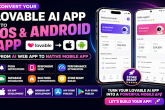 convert lovable web app to ios or mobile app publish lovable app to apple store