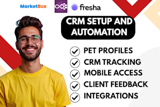 setup pet crm pawfinity fresha marketbox vagaro gingr petdesk timely breeze crm