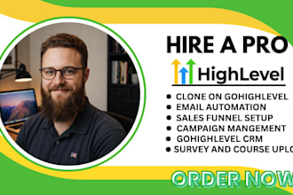 setup and manage gohighlevel account, xlead, automation expert,  fix ghl issues