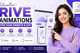 create interactive rive animations for your website and app